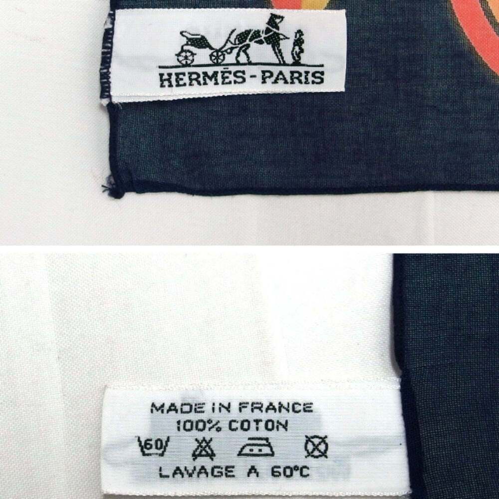 HERMES Authentic Blue Scarf - Picture 6 of 11